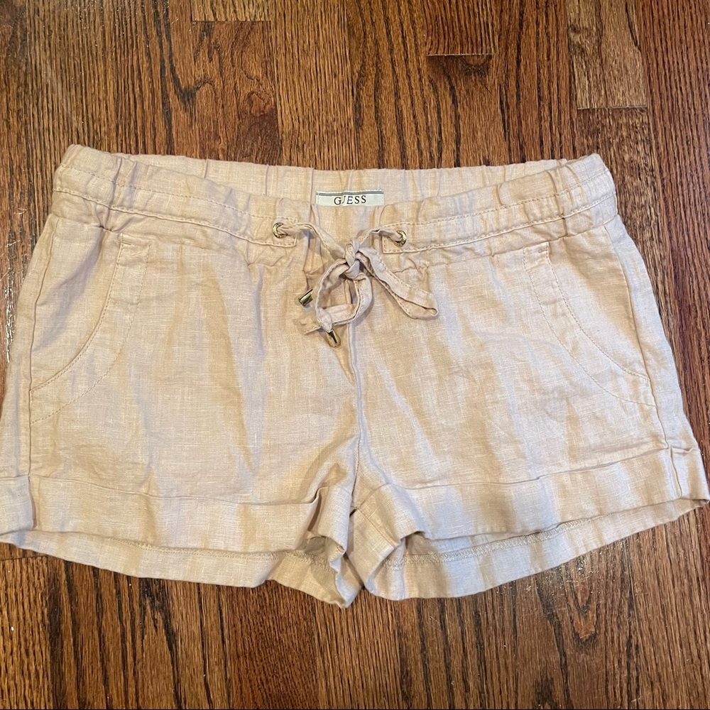 GUESS Linen Shorts